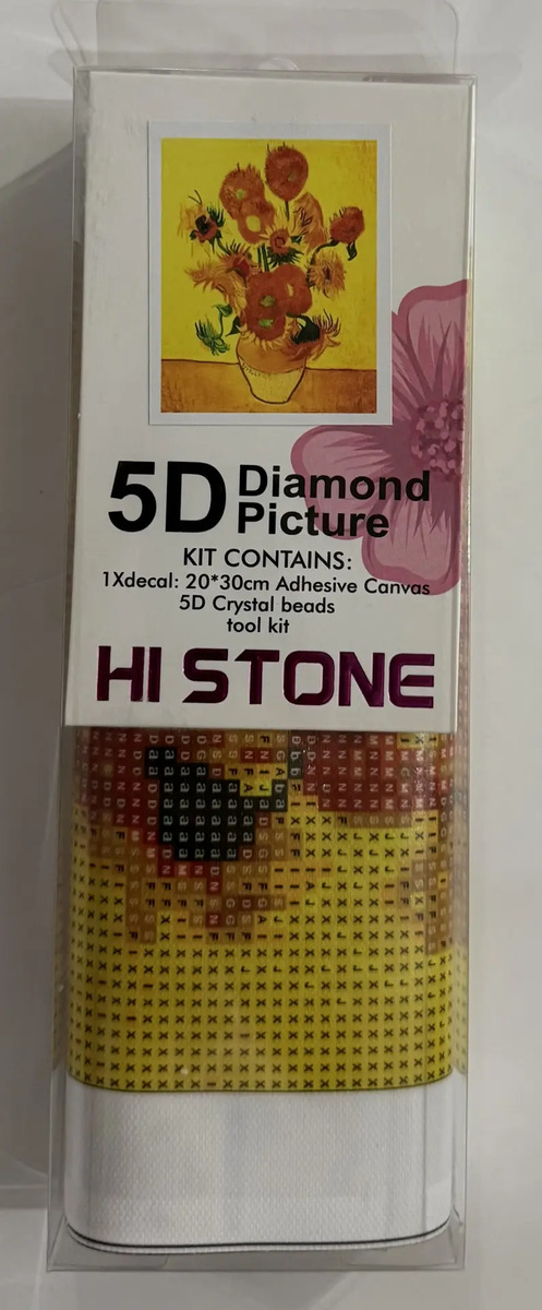 Diamond Painting 5d 20x30 Cm Con Diamantes-obras Arte Los Girasoles Van Gogh