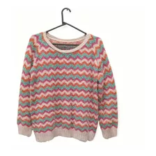 Sweater Peludo Zigzag Talle M