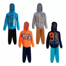 4 Conjunto Infantil Inverno Masculino Tamanho 10/12/14 Anos