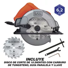 Sierra Circular Eléctrica Black+decker Cs1004 184mm 1400w