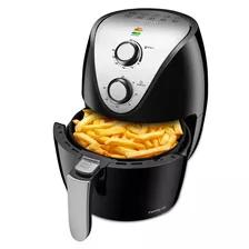 Fritadeira Air Fryer Family Iv 3,5l 1500w Preto Mondial 220v Cor Preto/inox