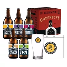 Pack Cervezas Surtidas Goyeneche + Vaso De Regalo. 