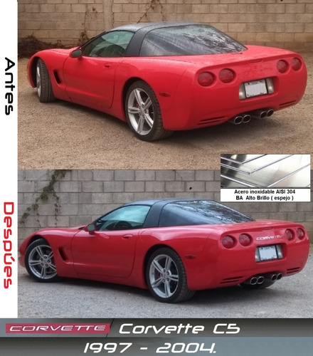 Letras Logotipo Chevrolet Corvette C5 1997 - 2004 Foto 4