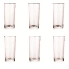 Vaso De Vidrio 295 Ml Cubero Crisa Kit X6