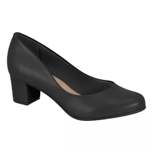 Stilettos Mujer Beira Rio Taco Cuadrado 5cm Eco Cuero Scarpy