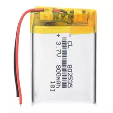 Bateria 3.7v 800mah 802535 35x25x8mm