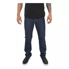 Calça Masculina Jeans Básica Azul Trabalho Pesado Uniforme 