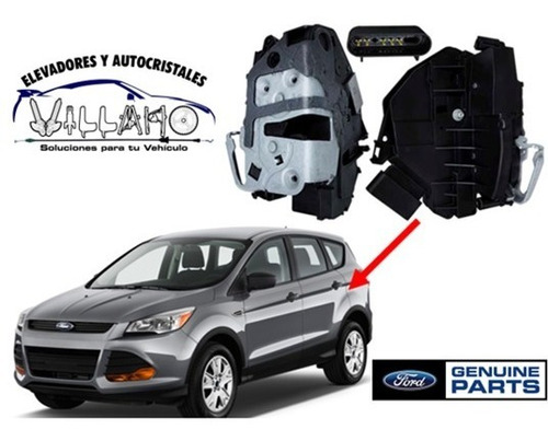 Chapa Cerradura Trasera Izquierda Ford Escape 2015 Original Foto 2