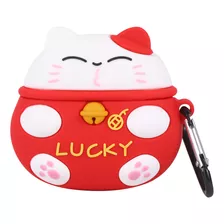 Funda Protectora De Auriculares Lucky Cat