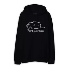 I Can't Adult Today Gatito Michi Sudadera Hoodie Rott Wear 