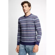 Sweater Hombre Vermont Azul Marino Fw 2023 Ferouch