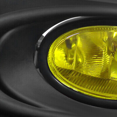 Fits 2002-2004 Acura Rsx Dc5 Yellow Bumper Fog Lights Dr Zzf Foto 4