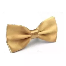 30 Gravata Borboleta Dourada Com Regulador Adulto