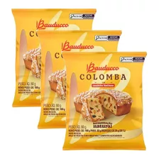 Kit 3 Mini Colomba Pascal Bolo De Páscoa Frutas Bauducco 80g