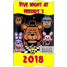 Kit Imprimible Candy Bar Five Night At Freddy´s Con Regalo!!