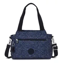 Bolsa Kipling Original Nueva Color Cosmic Navy Diseño De La Tela Liso