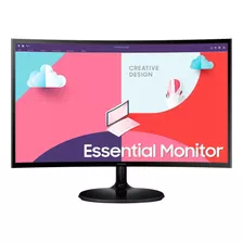 Monitor Gamer Curvo Samsung S36c 24 Negro