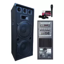 Columna 12 3vias Potenciada 700w Usb/bluetooth Radio Control