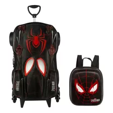 Kit Mochilete + Lancheira Homem Aranha Miles - Diplomata