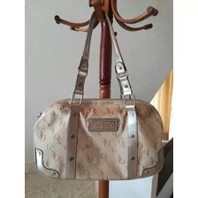 Bolsa Beige Con Logo Marca Xoxo