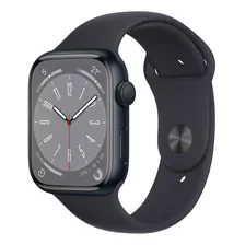 Apple Watch S8 45 Mm Gps Meia-noite Cor Da Pulseira Midnight