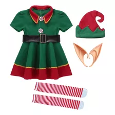 Conjunto De Disfraz De De Navidad, Ropa De 160 Cm Hembra