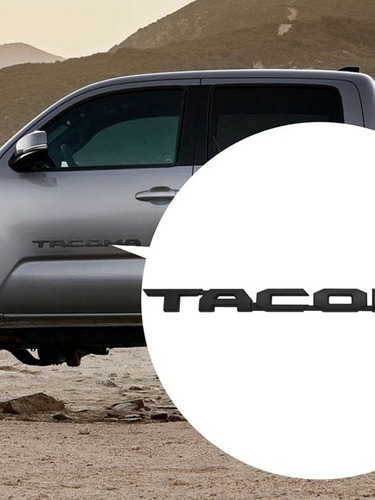 Emblema Letras Sobreposicin Tacoma V6 4x4 Para Toyota  Foto 3