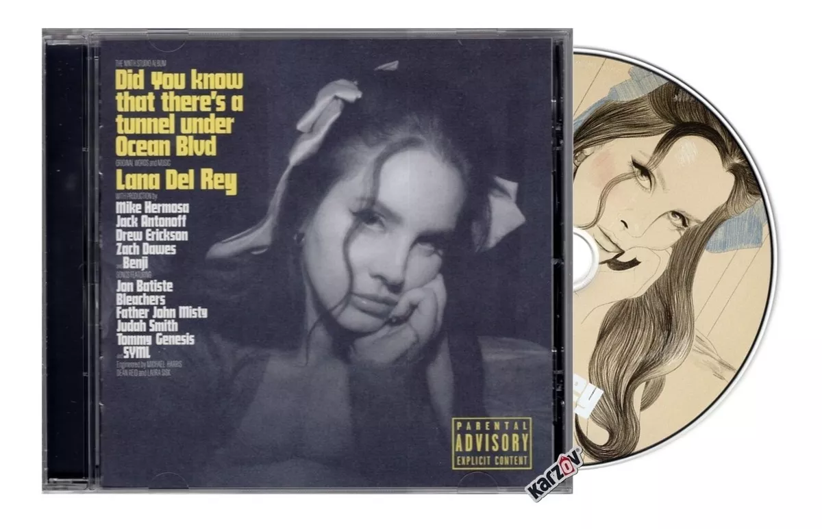 Lana Del Rey Did Know That There Tunnel Under Ocean Disco Cd