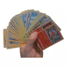 Lote 100 Cartas Pokemon + 05 Brilhantes S/ Repetidas Origina