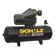 Compressor Audaz 20 Pés 5 Hp Trifásico Mcsv20ap Schulz Cor Preto 220/380v