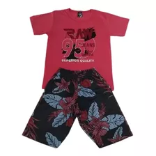 Kit 5 Conjuntos Roupa Infantil Menino Masculino Atacado