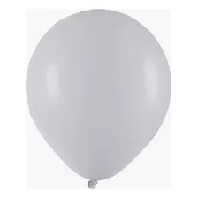 Balão De Festa Profissional Cinza Nº9 23cm - 50 Un