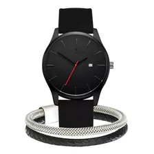 Reloj Black + Pulsera De Regalo, Promoción, Envío Gratis