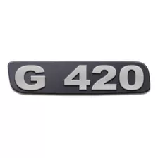 Emblema Potência Para Scania G420 Antigo - Cinza