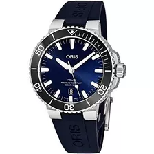 Oris Aquis Fecha Hombres De Acero Inoxidable Reloj De Buzo A