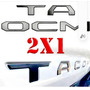 Emblema Trd Tacoma Toyota  Autoadherible Tacoma Negro