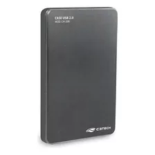 Case Para Hd Externo 2,5 Usb 2.0 Ch-200gy Grafite C3 Tech