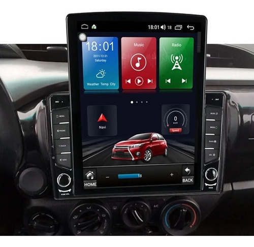 Tesla Android Toyota Hilux 16-23 Gps Radio Wifi Touch Mirror Foto 9