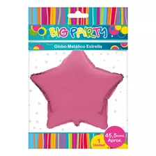 Pack 2 Globo Nº 18 45 Cm Diam Un Estrella Colores Big Party