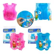 Colete Infantil Inflavel Boia Salva Vidas Piscina Praia Kids