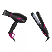 Kit Lion Secador Aero Pro Tutti Pink Prancha 127v