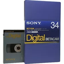 Fita Betacam Digital Sony Bctd34l - Emitimos Nf