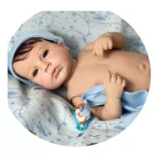 Bebê Reborn Menino Realista Tem Pipi Toma Banho