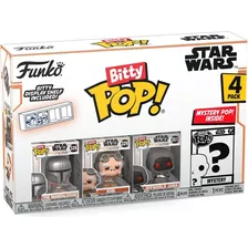 Funko Bitty Pop Set 4 Mini Funkos Star Wars Mandalorian S1