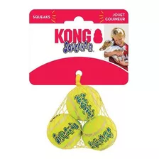 Kong Squeak Air Balls X-small Juguete Pelota Perro Pack X3- Color Amarillo