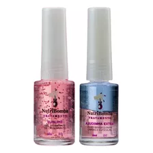 Kit Esmalte Ajuda Extra + Gel Sublime Nutribomba Tratamento-