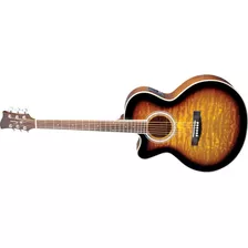 Guitarra Electroacustica Jay Turser Jta424qcet-lh Zurda