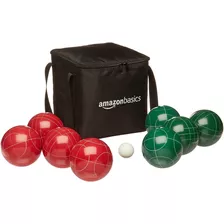 Amazon Basics Juego De Bolas De Bocce Con Estuche Suave 1...