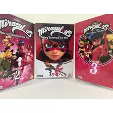 Dvd Miraculous Aventuras Ladybug 1ª 2ª 3ª Temporada + Extras