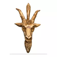 Imagem Cabeça Bafomé Baphomet Belzebu De Parede